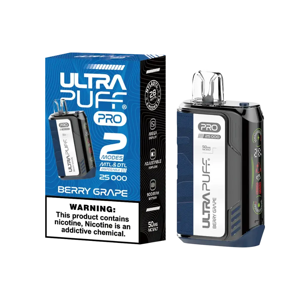 Berry Grape - ULTRA PUFF PRO 25k Puff Disposable 5%