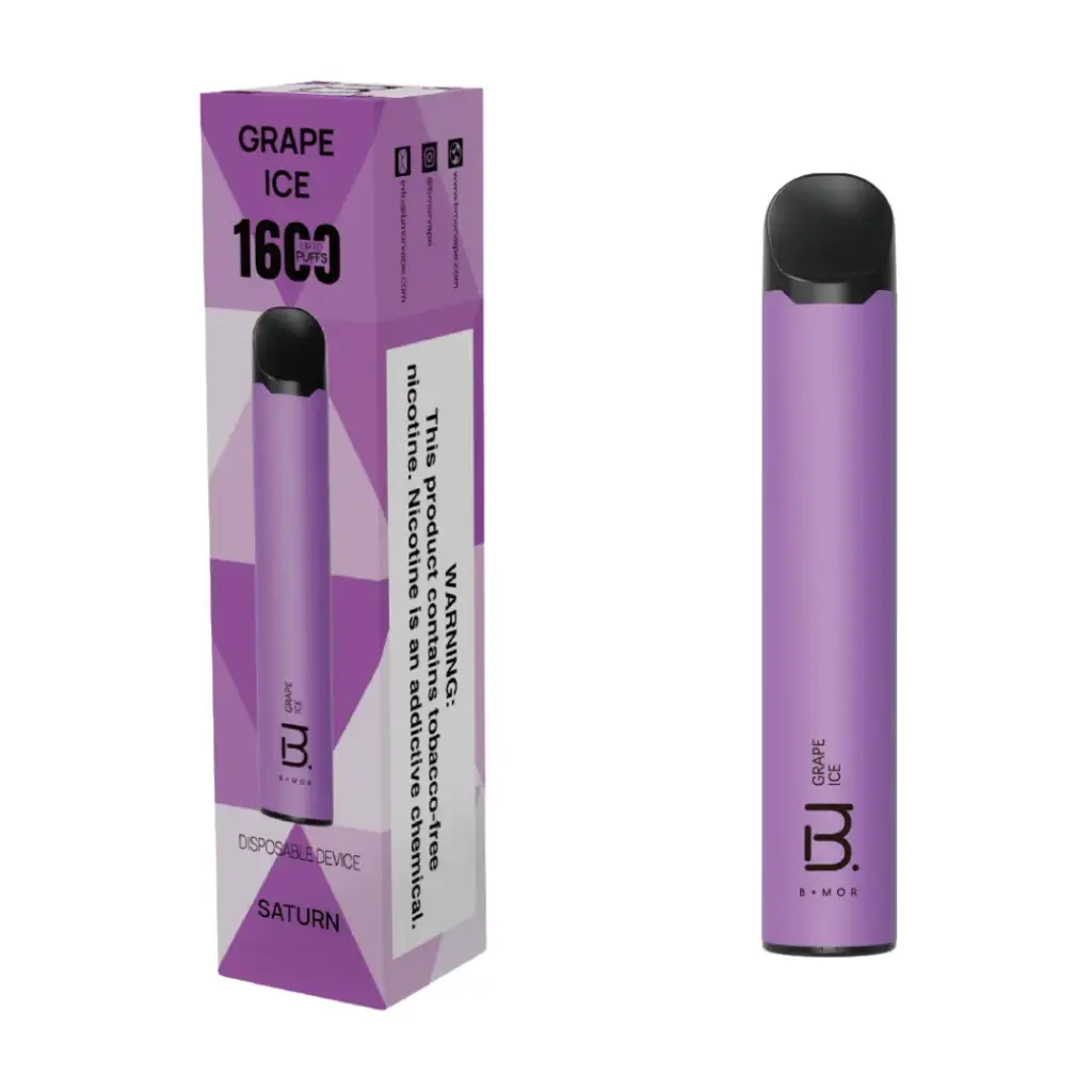 Grape Ice - BMOR SATURN 1600 Puff Disposable 5%   