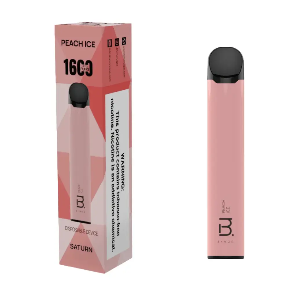 Peach Ice - BMOR SATURN 1600 Puff Disposable 5%    