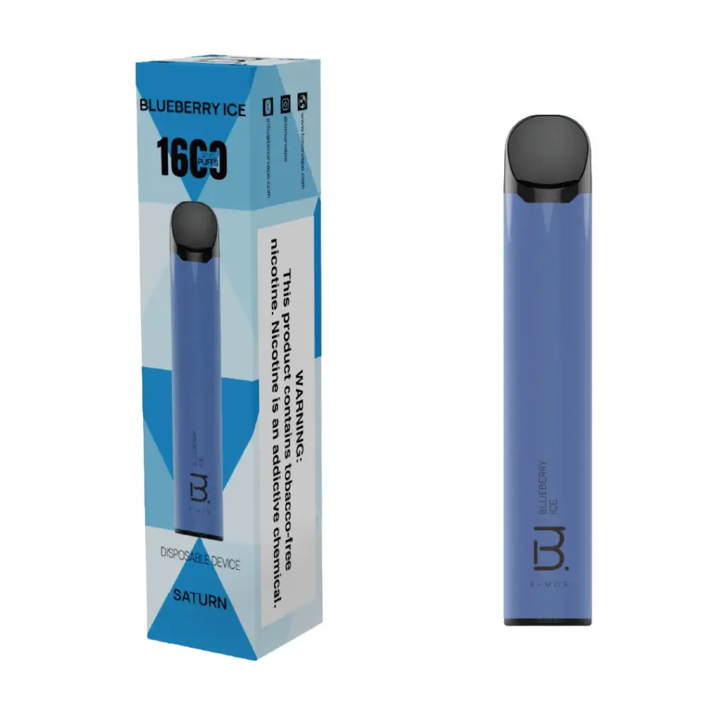Blueberry Ice - BMOR SATURN 1600 Puff Disposable 5%      