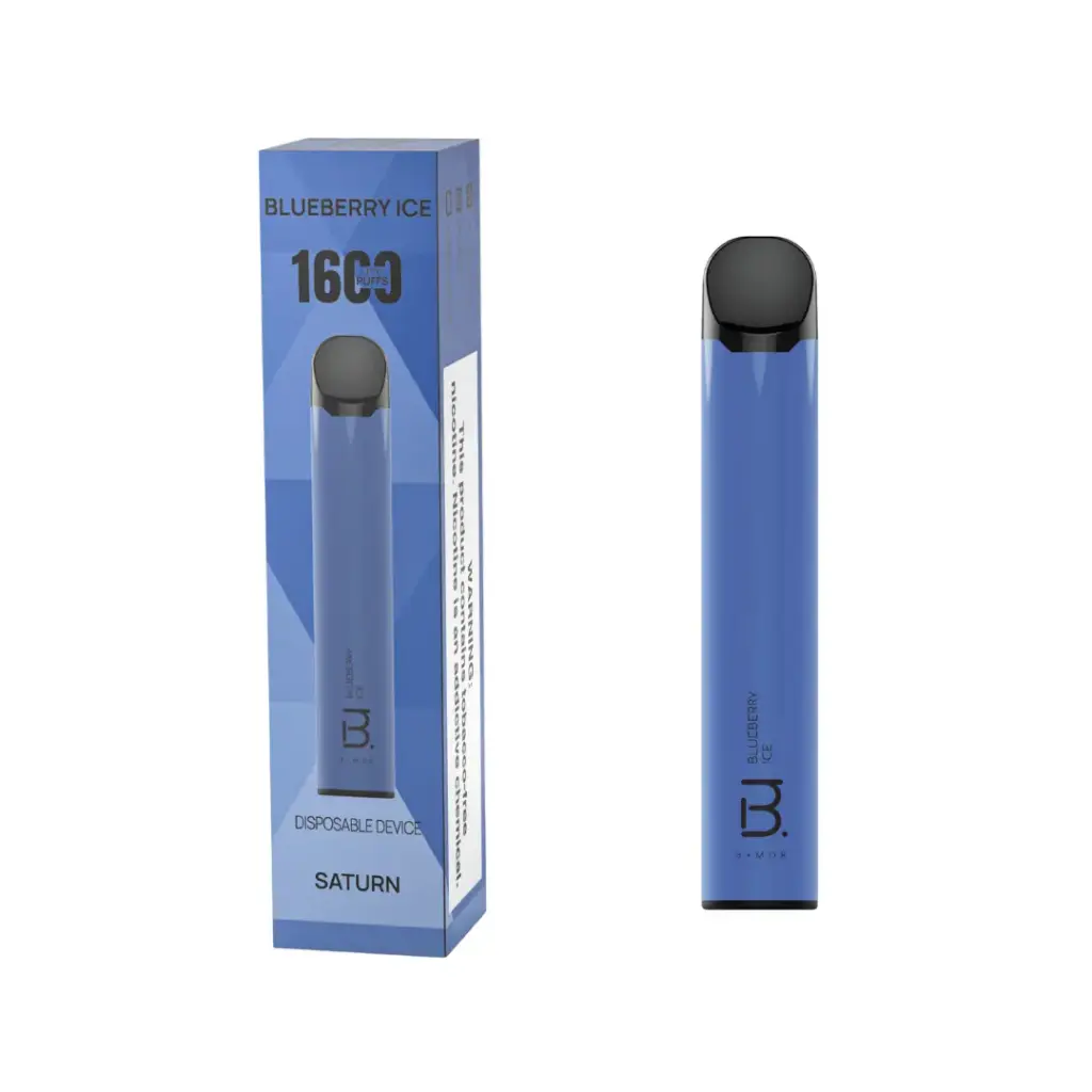 Blueberry Ice - BMOR SATURN 1600 Puff Disposable 5%      