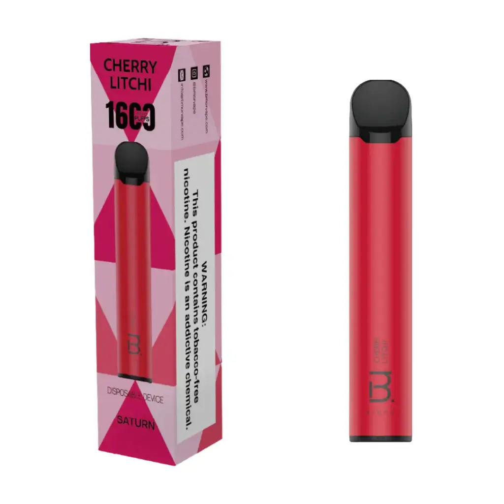 Cherry Litchi - BMOR SATURN 1600 Puff Disposable 5%                