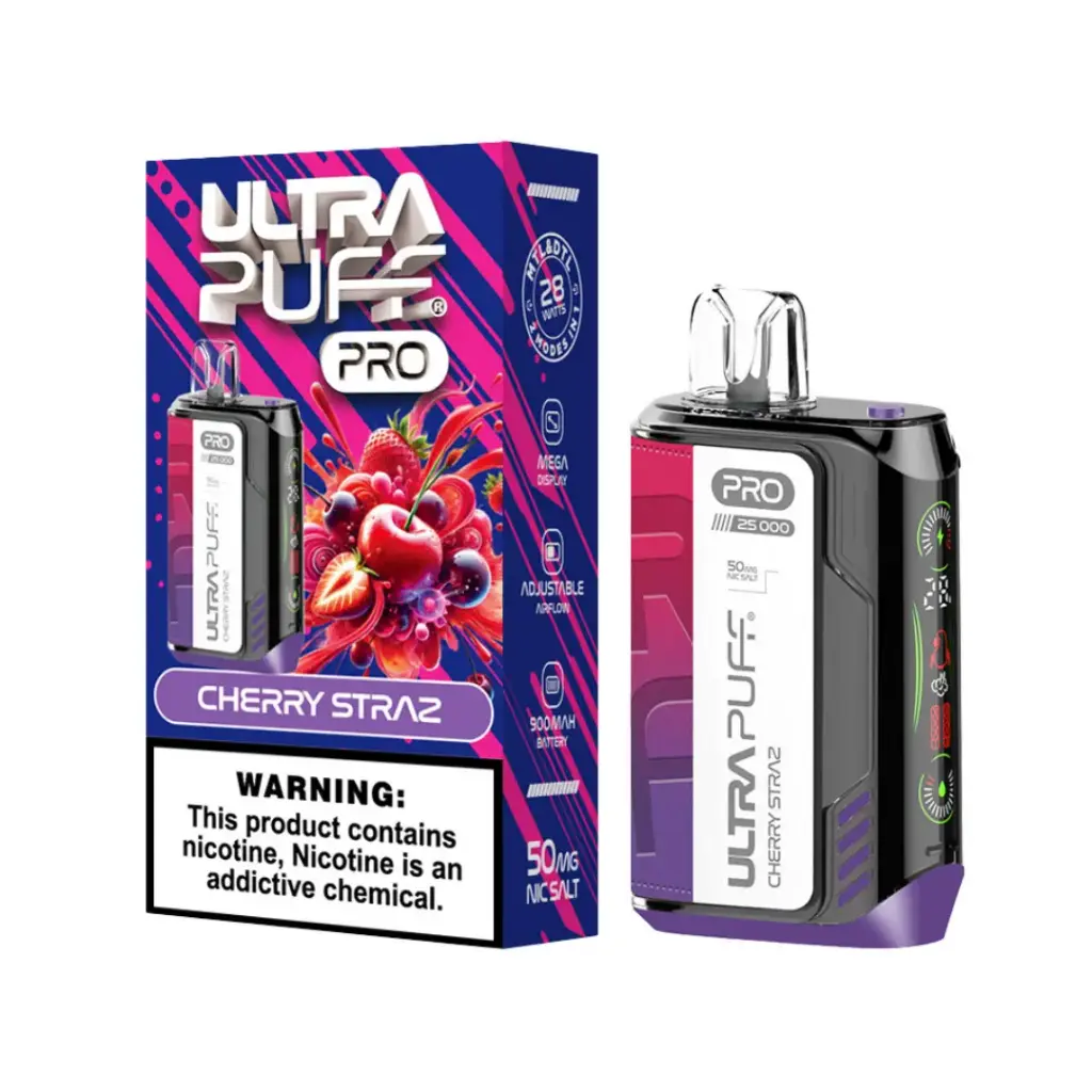Cherry Straz - ULTRA PUFF PRO 25k Puff Disposable 5% 