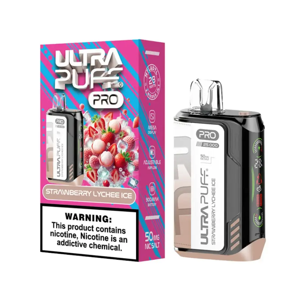 Strawberry Lychee - ULTRA PUFF PRO 25k Puff Disposable 5%