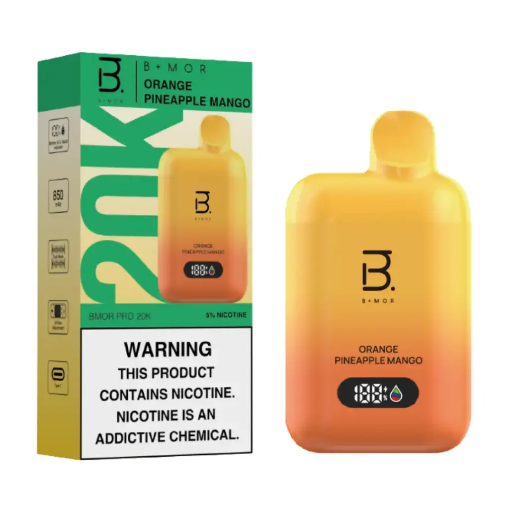 Orange Pineapple Mango - BMOR PRO 20K Disposable 5% 