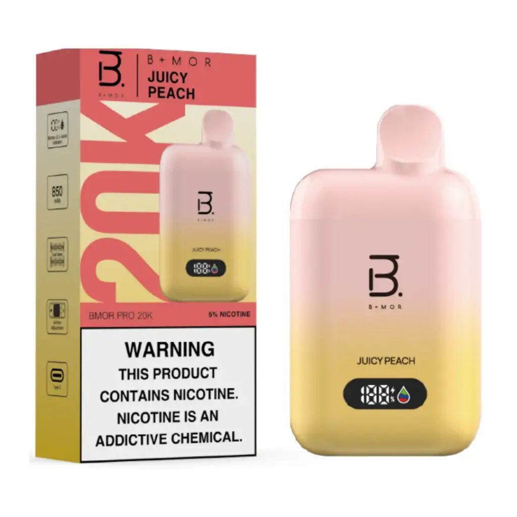 Peach Ice - BMOR PRO 20K Disposable 5%