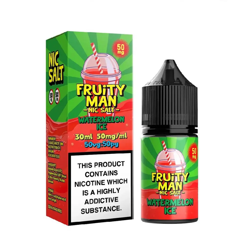 Watermelon Ice - Fruity Man Salt & MTL 50mg 30ml