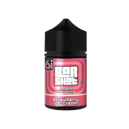 Strawberry Ice Cream - BAR SHOT 3Zero Salt & MTL Aroma 