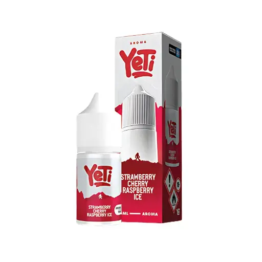 Strawberry Cherry Raspberry Ice - YETI Salt & MTL Aroma 