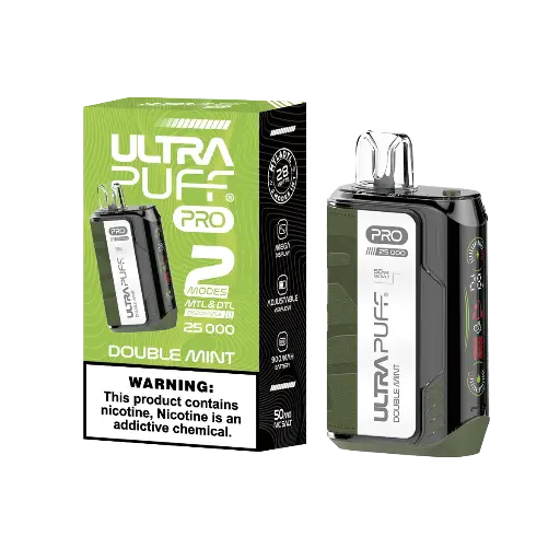 Double Mint - ULTRA PUFF PRO 25k Puff Disposable 5%