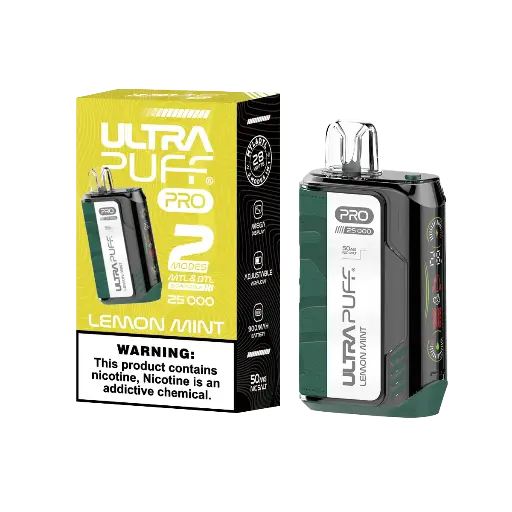 Lemon Mint - ULTRA PUFF PRO 25K Puff Disposable 5%