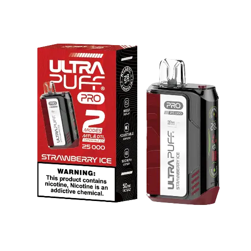 Strawberry Ice - ULTRA PUFF PRO 25K Puff Disposable 5%