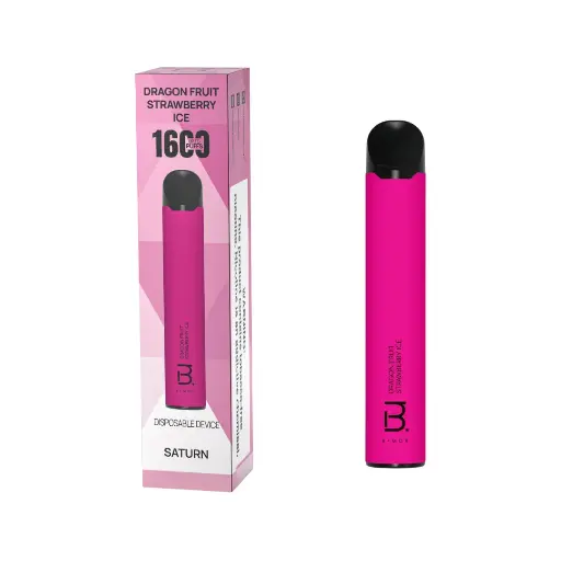 Dragonfruit Strawberry Ice - BMOR SATURN 1600 Puff Disposable 5%     
