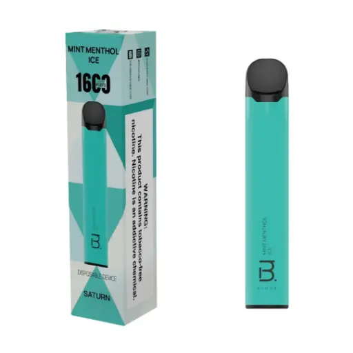 Mint Menthol Ice - BMOR SATURN 1600 Puff Disposable 5%      