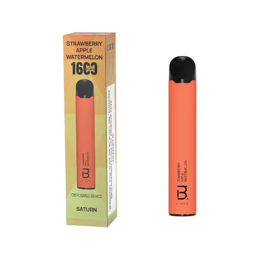 Strawberry Apple Watermelon - BMOR SATURN 1600 Puff Disposable 5%       