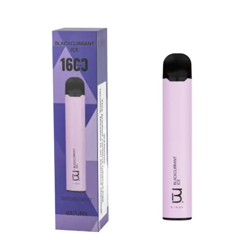 Blackcurrant Ice - BMOR SATURN 1600 Puff Disposable 5%           