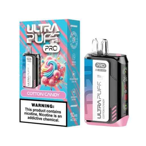 Cotton Candy - ULTRA PUFF PRO 25k Puff Disposable 5%