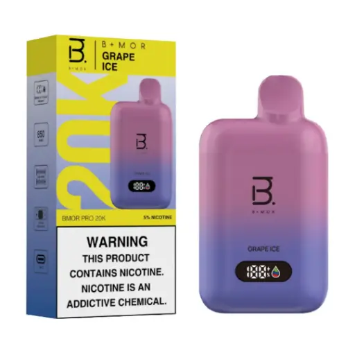 Grape Ice - BMOR PRO 20K Disposable 5%