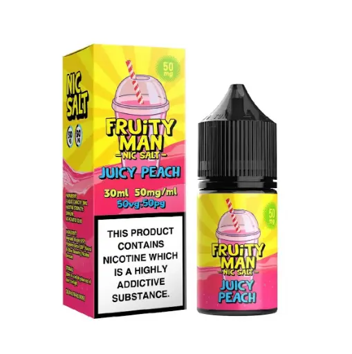 Juicy Peach - Fruity Man Salt & MTL 50mg 30ml